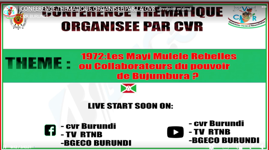 Restitution par la commission permanente des comptes publics et des  finances, des affaires économiques et de la planification - Assemblée  Nationale du Burundi